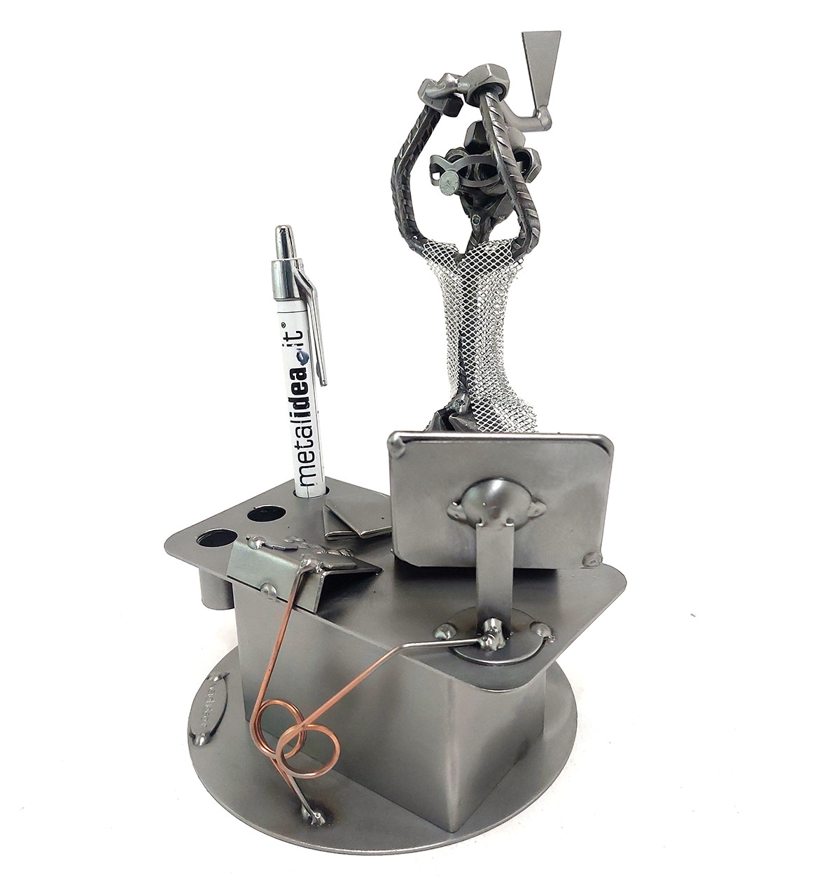 SCULTURA IMPIEGATO STRESSATO - immagine 4