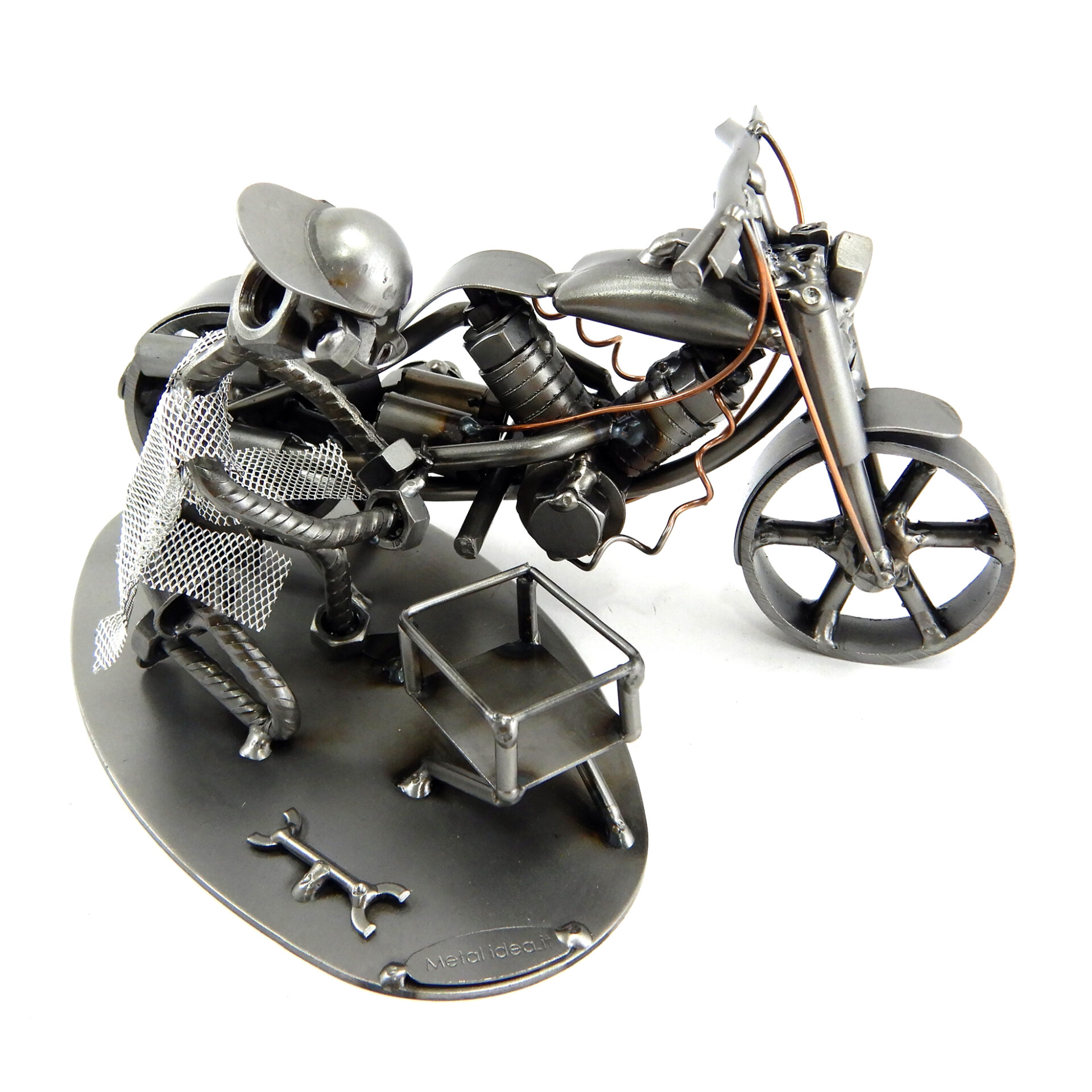 SCULTURA MECCANICO MOTO - immagine 5