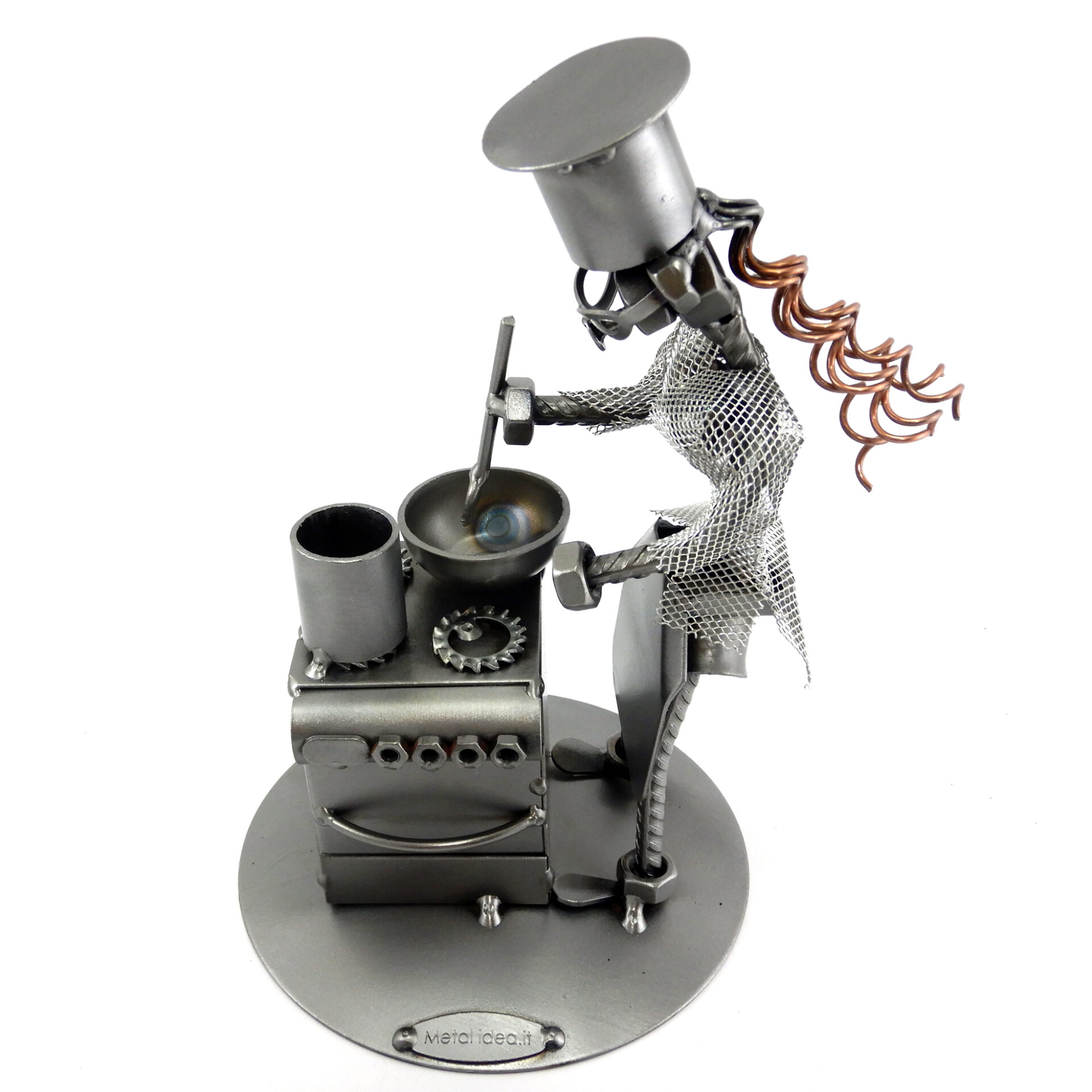 SCULTURA CUOCA CHEF - immagine 3