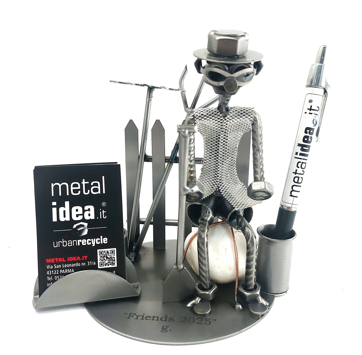 contadino con personalizzazioni metal idea.it