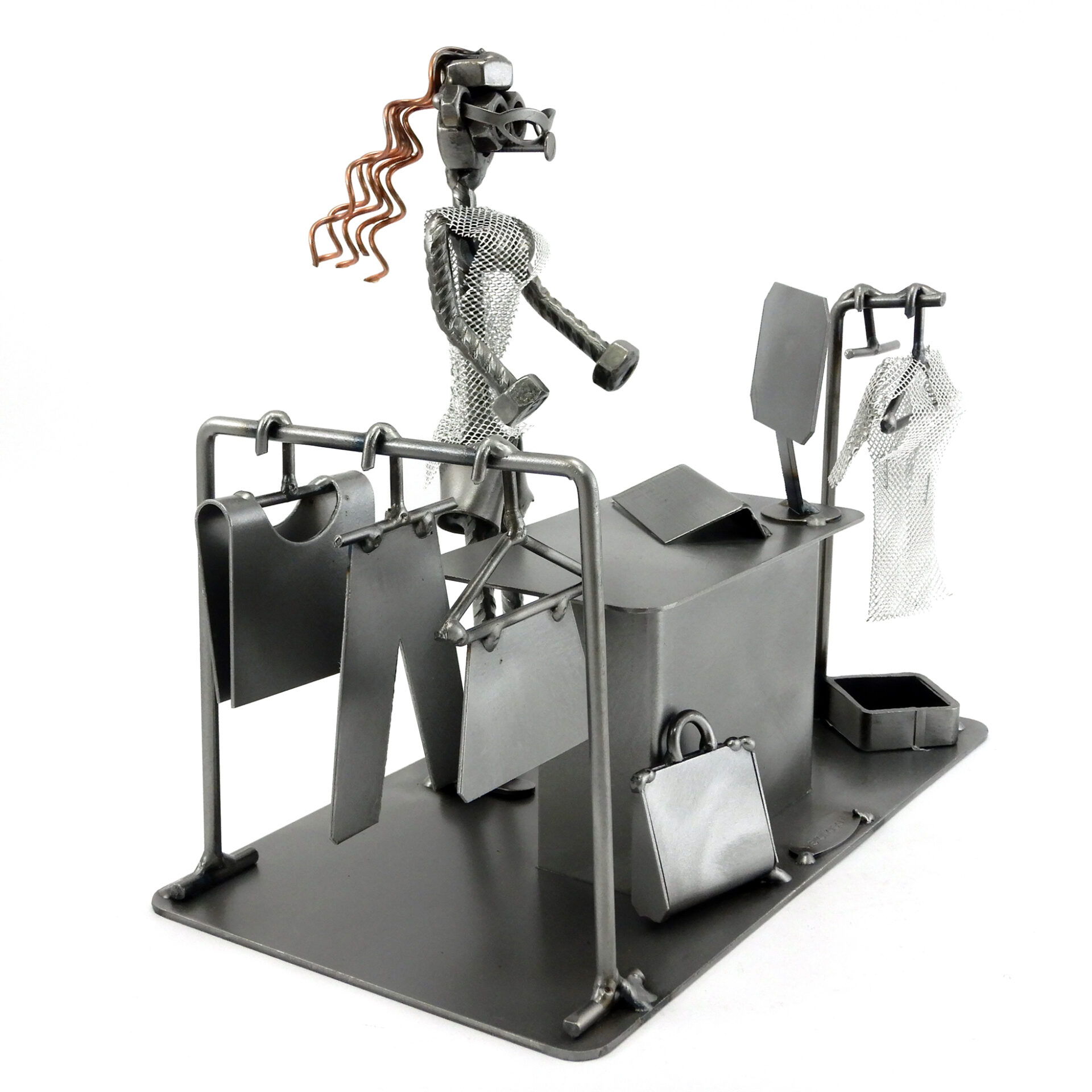 SCULTURA COMMESSA VENDITRICE - immagine 3