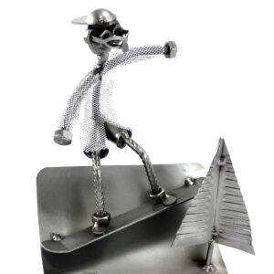 SCULTURA SNOWBOARD METAL IDEA.IT