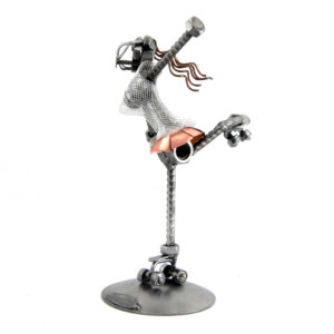 SCULTURA PATTINATRICE SU ROTELLE - immagine 4