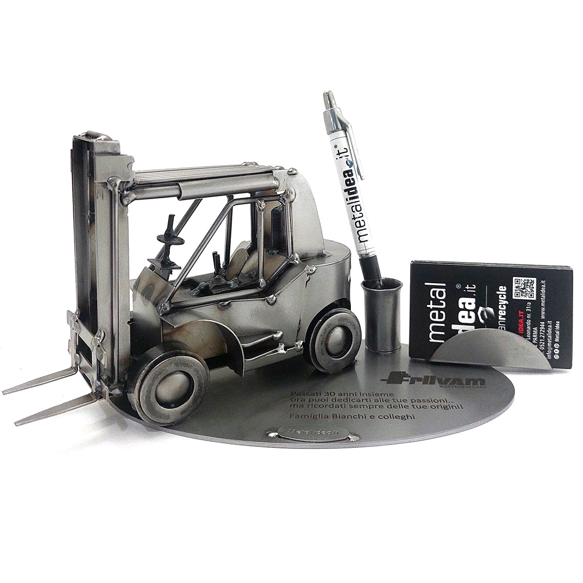 muletto carrello elevatore con personalizzazione metal idea.it