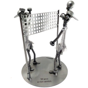 pallavolisti con personalizzazione metal idea.it