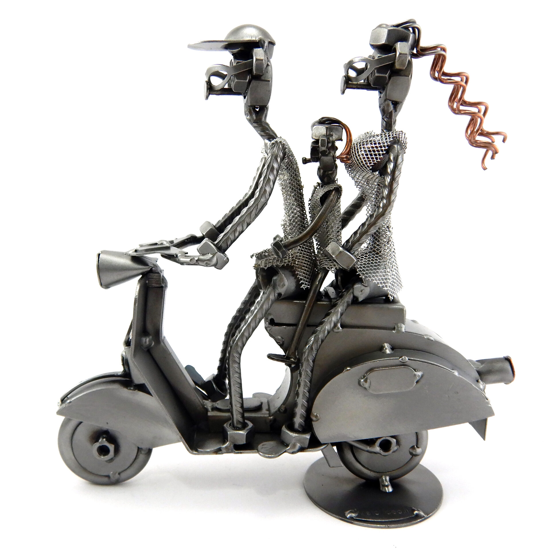 SCULTURA VESPA CON FAMIGLIA - immagine 3