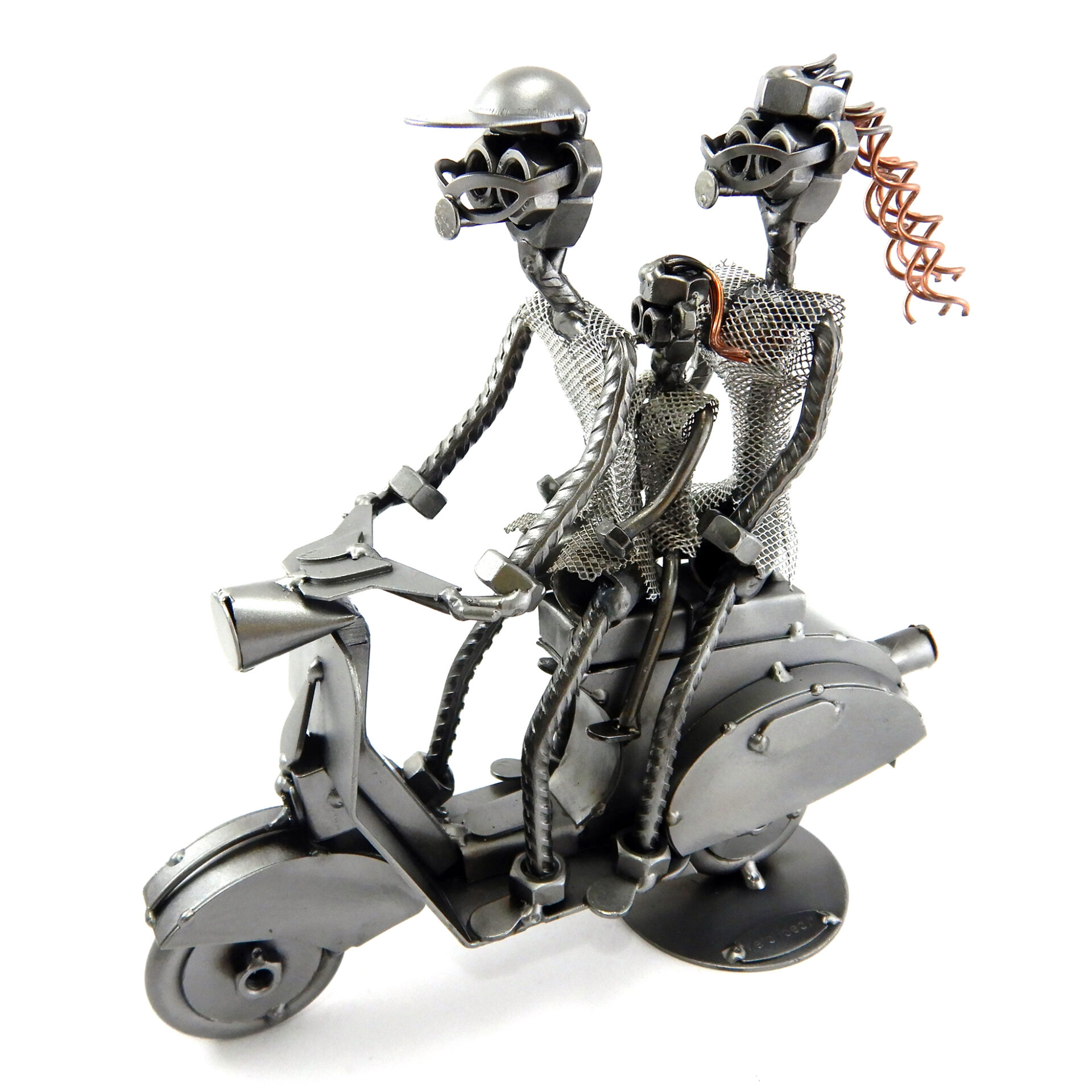 SCULTURA VESPA CON FAMIGLIA - immagine 5