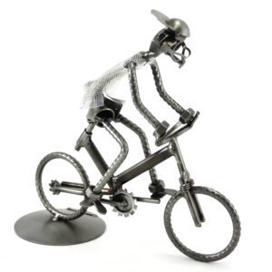 SCULTURA CICLISTA MOUNTAIN BIKE - immagine 3