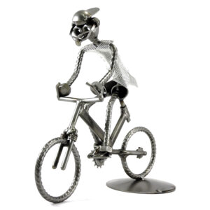 SCULTURA CICLISTA MOUNTAIN BIKE - immagine 4