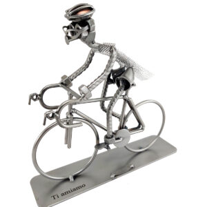 CICLISTA CON PERSONALIZZAZIONE METAL IDEA.IT