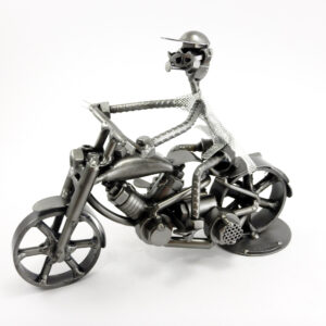 SCULTURA MOTOCICLISTA SU HARLEY EXCLUSIVE - immagine 4