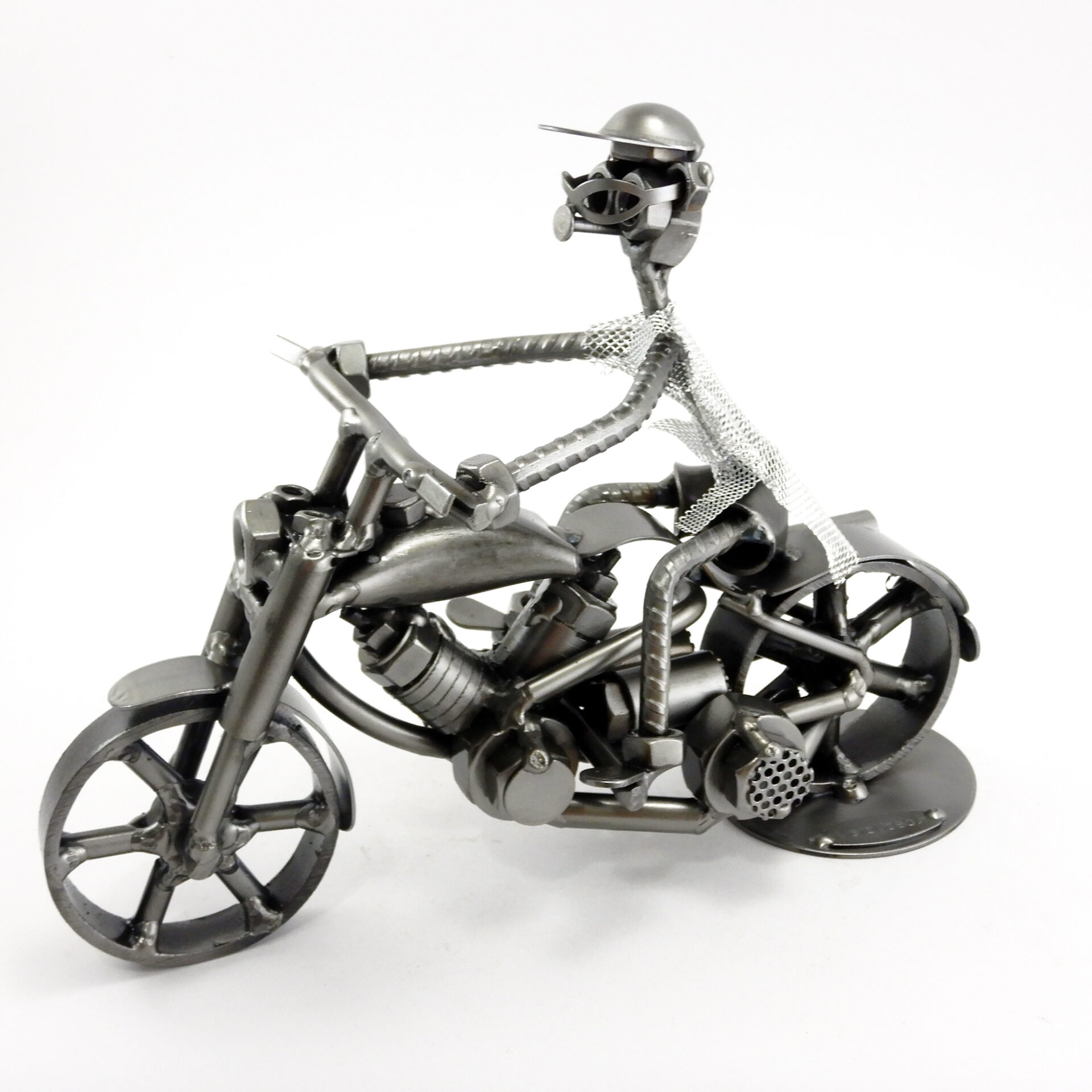 SCULTURA MOTOCICLISTA SU HARLEY EXCLUSIVE - immagine 4