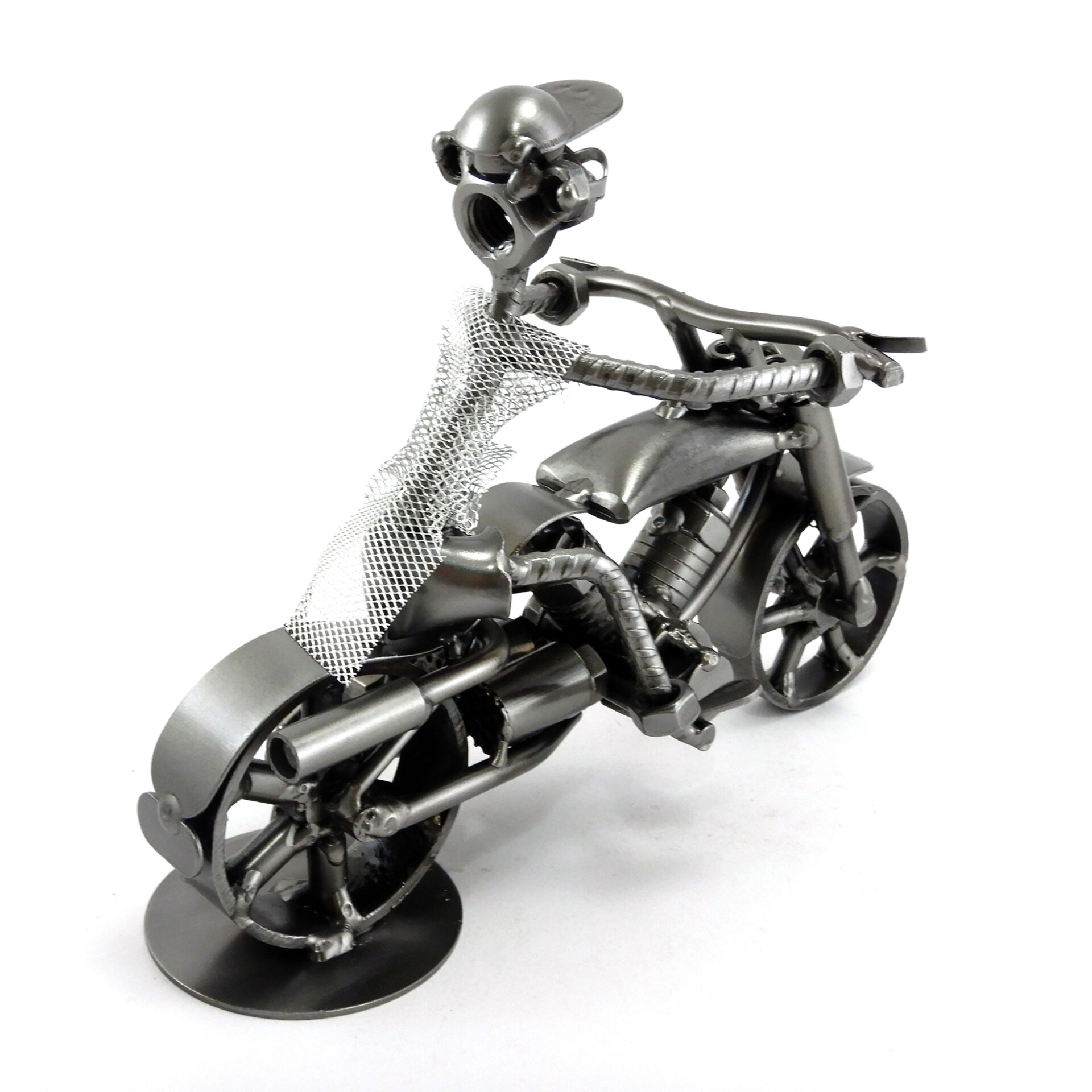 SCULTURA MOTOCICLISTA SU HARLEY EXCLUSIVE - immagine 6