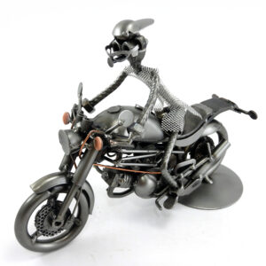 Alternative view of SCULTURA MOTOCICLISTA SU MONSTER