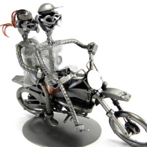 COPPIA SU MOTO CROSS METAL IDEA.IT