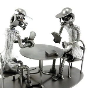 GIOCATORI DI CARTE METAL IDEA.IT