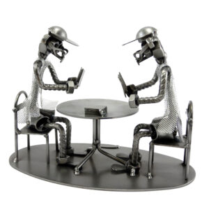 SCULTURA GIOCATORI DI CARTE - immagine 3