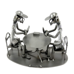 SCULTURA GIOCATORI DI CARTE - immagine 4