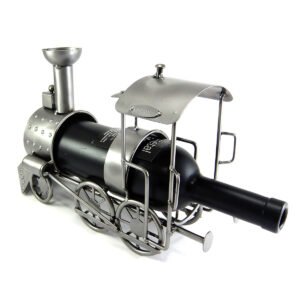SCULTURA PORTA BOTTIGLIA LOCOMOTIVA - immagine 3