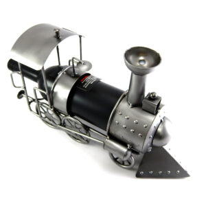 SCULTURA PORTA BOTTIGLIA LOCOMOTIVA - immagine 6