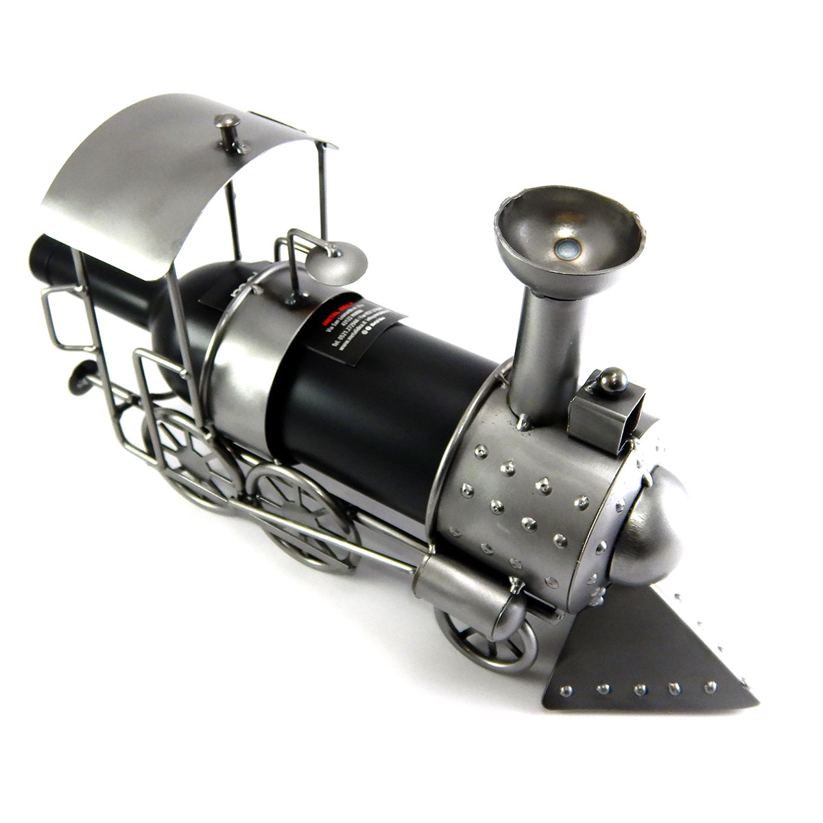 SCULTURA PORTA BOTTIGLIA LOCOMOTIVA - immagine 6