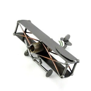 SCULTURA AEROPLANO MINI BARONE ROSSO - immagine 3
