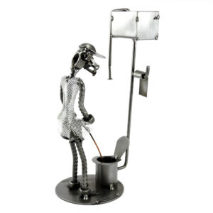 SCULTURA UOMO AL WC - immagine 4