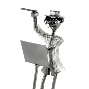 SCULTURA DIRETTORE D'ORCHESTRA METAL IDEA.IT