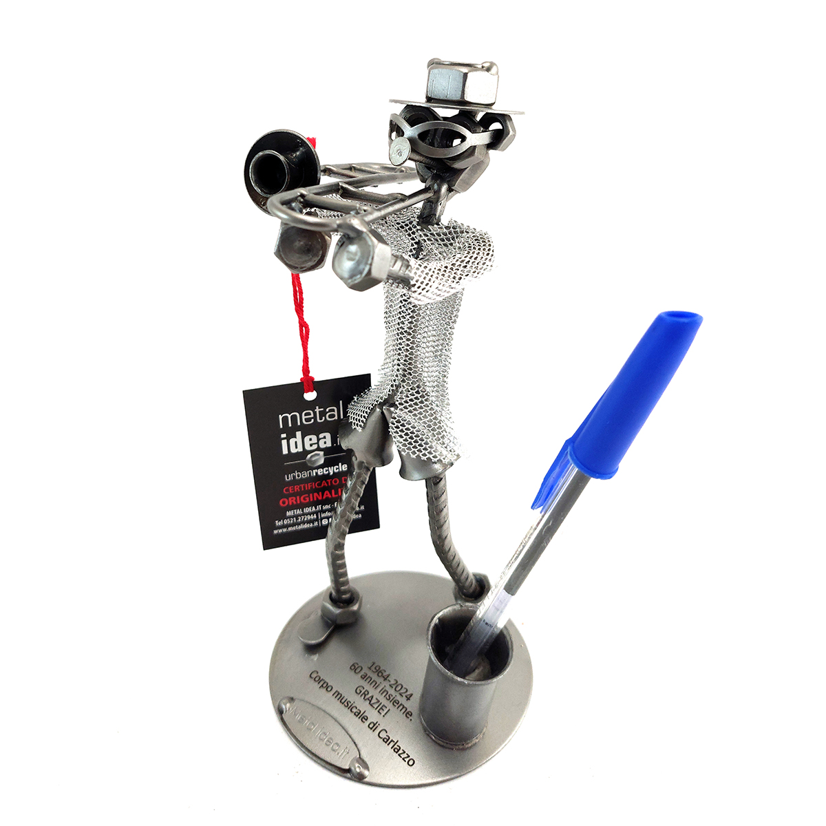 trombonista con personalizzazioni metal idea.it