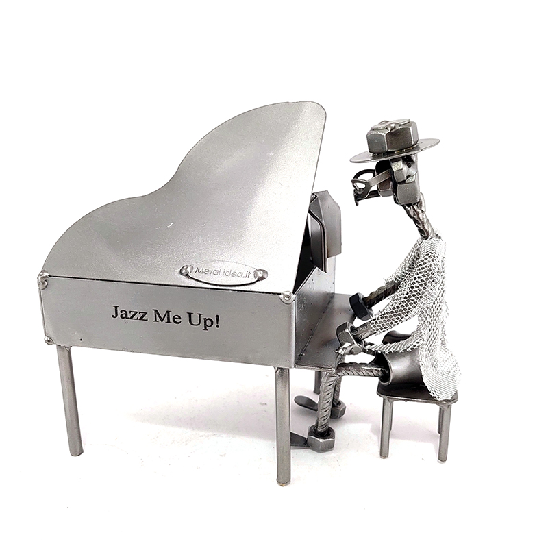 pianista con personalizzazione metal idea.it