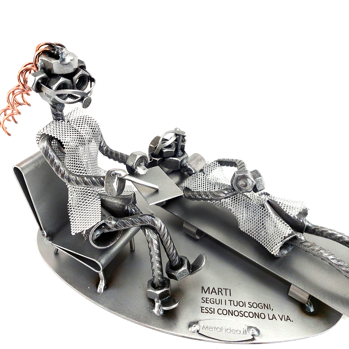 SCULTURA MEDICO PSICANALISTA DONNA - immagine 8