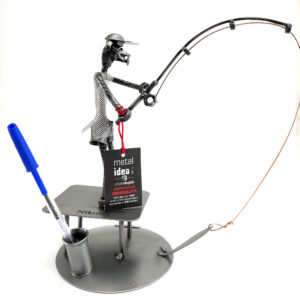 pescatore con personalizzazione metal idea.it