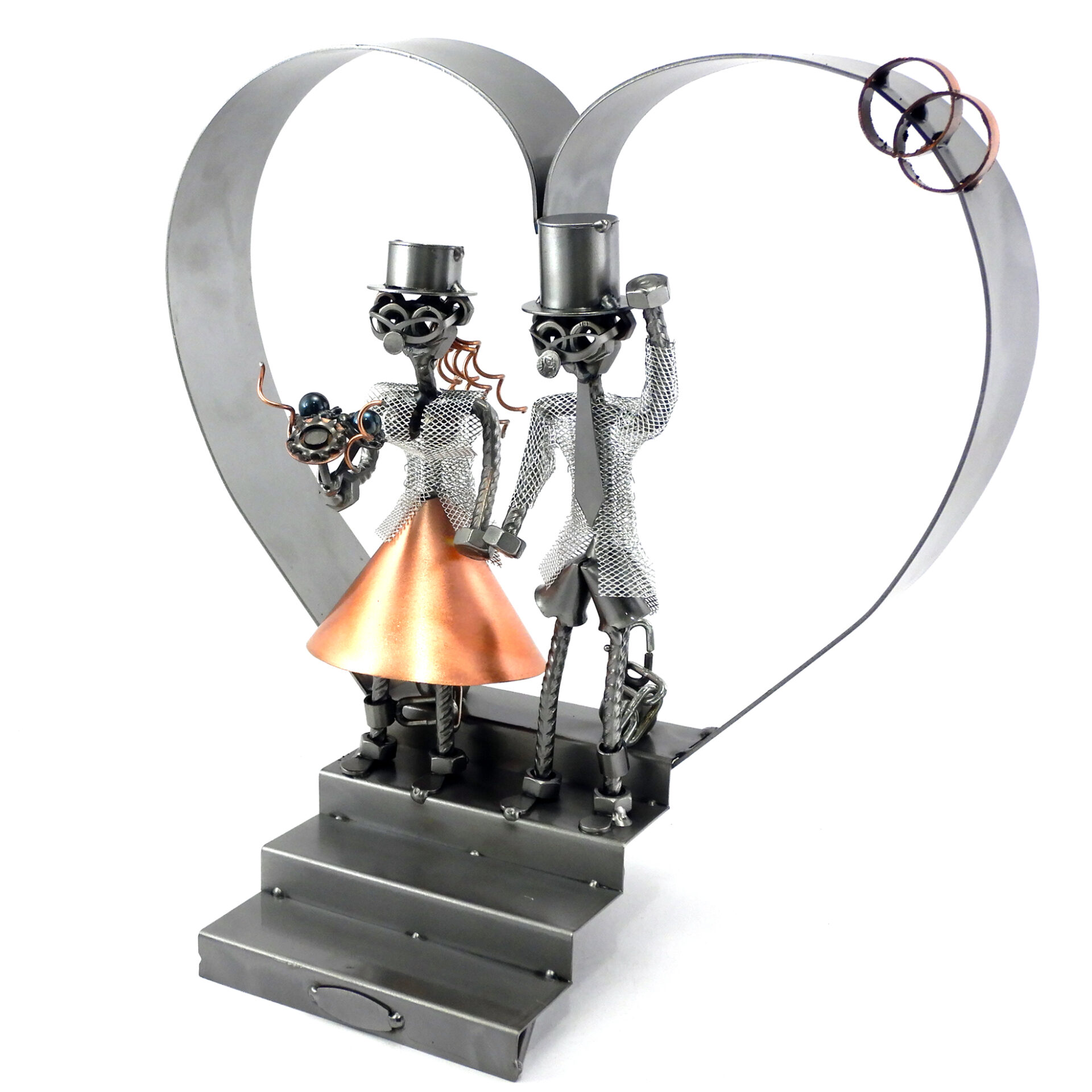 SCULTURA SPOSI con CUORE - immagine 9