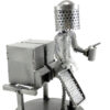 SCULTURA APICOLTORE METAL IDEA.IT