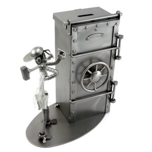 Alternative view of SCULTURA SALVADANAIO A CASSAFORTE -