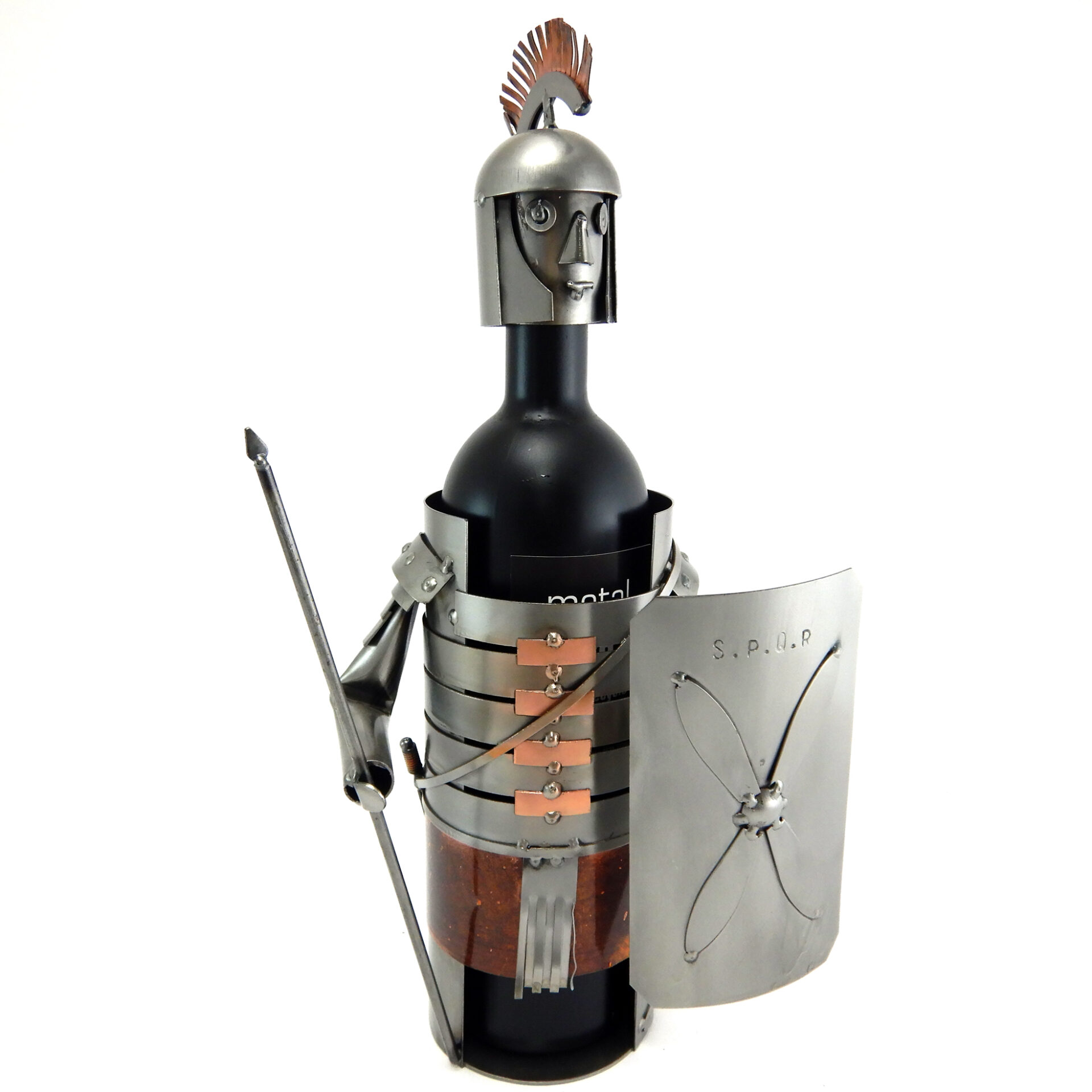 SCULTURA PORTA BOTTIGLIA GUERRIERO ROMANO - immagine 2