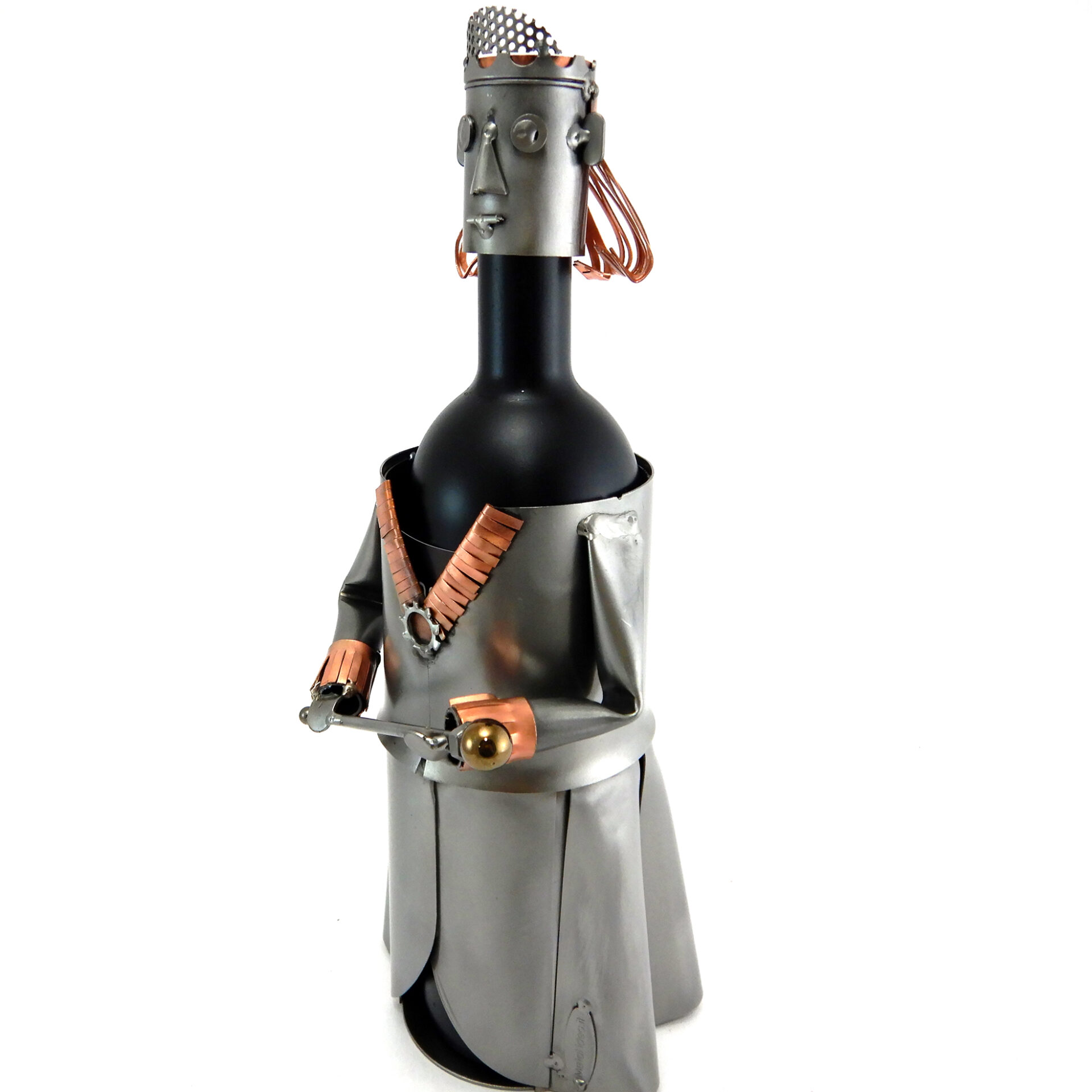 SCULTURA PORTA BOTTIGLIA REGINA - immagine 4