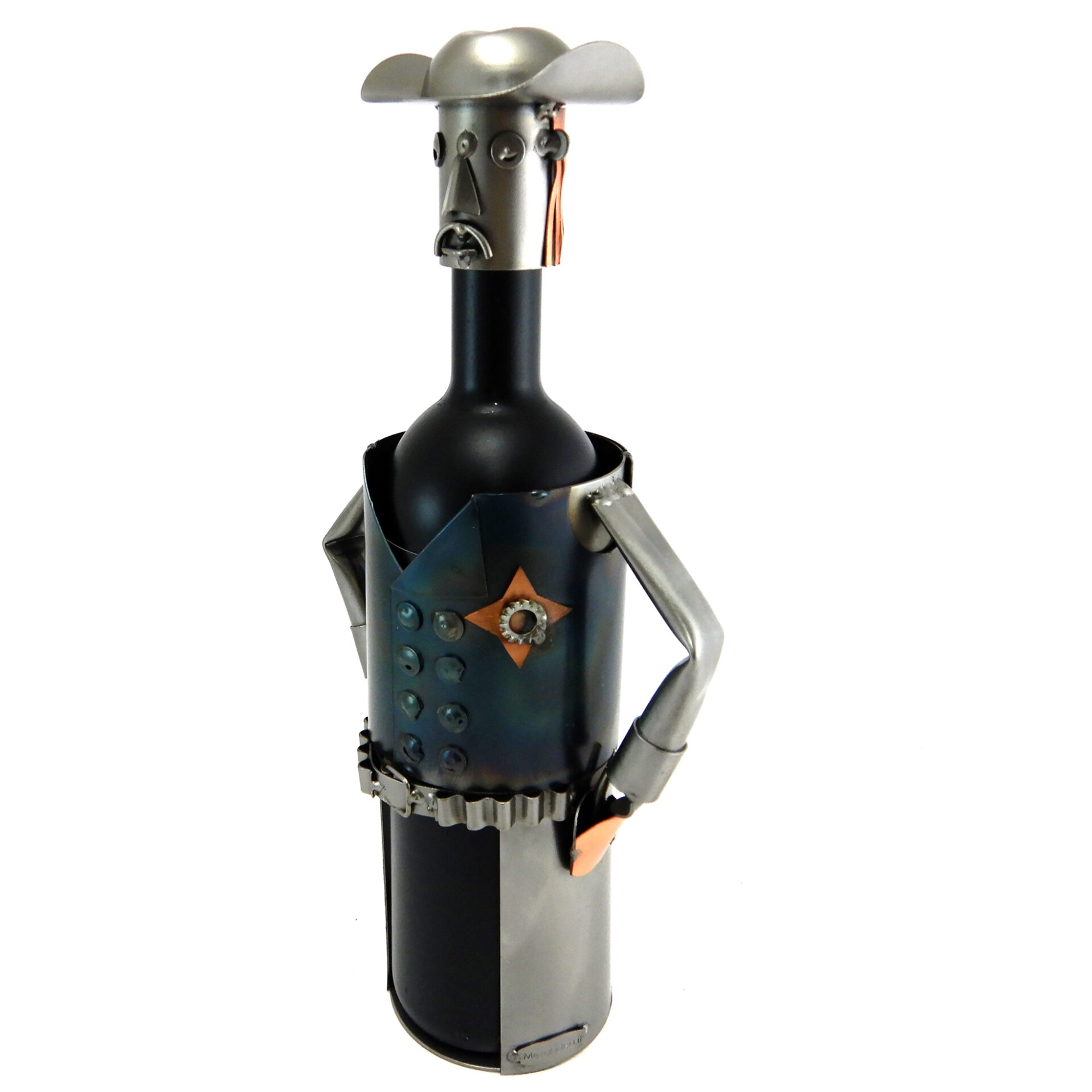 SCULTURA PORTA BOTTIGLIA SCERIFFO - immagine 3