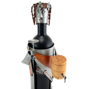 SCULTURA PORTA BOTTIGLIA BACCO - immagine 4