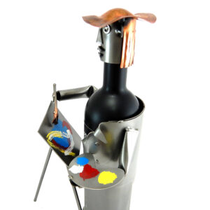 PORTA BOTTIGLIA ARTISTA METAL IDEA.IT
