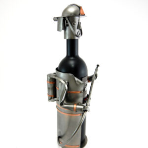 SCULTURA PORTA BOTTIGLIA POMPIERE - immagine 3