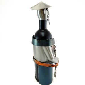 SCULTURA PORTA BOTTIGLIA SAMURAI - immagine 4