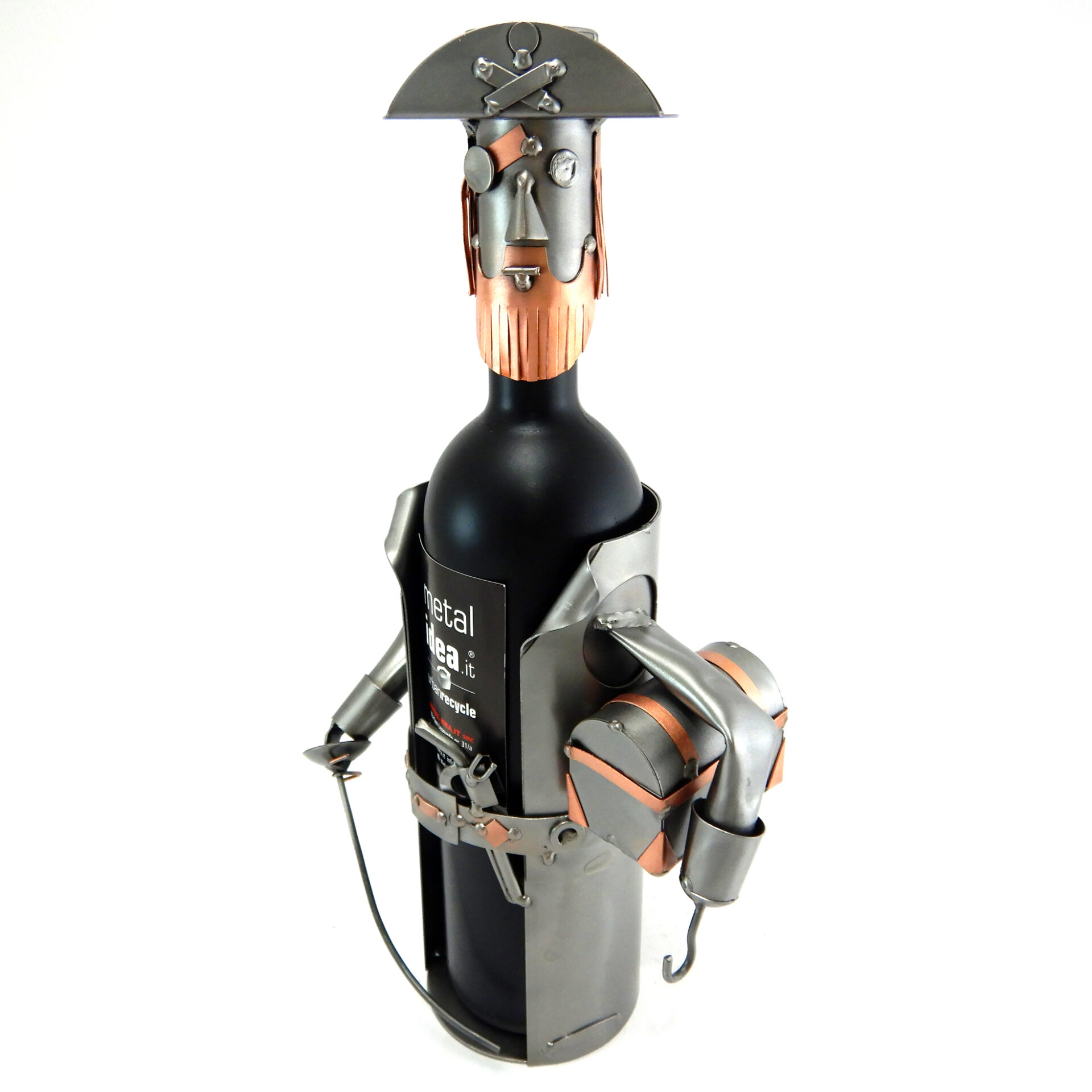 SCULTURA PORTA BOTTIGLIA PIRATA - immagine 3