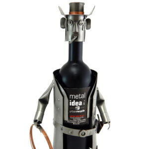 PORTA BOTTIGLIA COWBOY METAL IDEA.IT