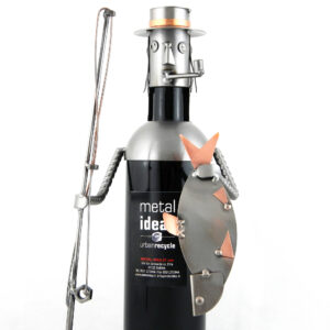 COVER PESCATORE PER BOTTIGLIA METAL IDEA.IT