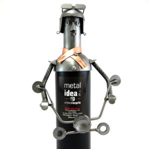 COVER MOTOCICLISTA PER BOTTIGLIA METAL IDEA.IT