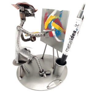 SCULTURA PORTA PENNA da applicare alla base con magnete - immagine 3
