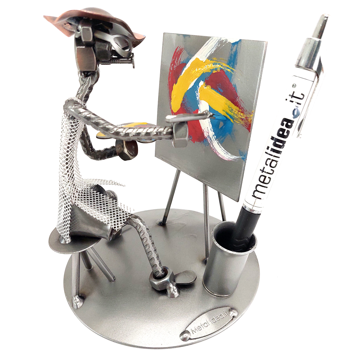 SCULTURA PORTA PENNA da applicare alla base con magnete - immagine 3