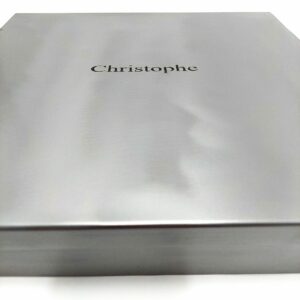 personalizzazione su scatola scacchiera Metal idea.it