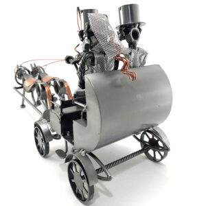 SCULTURA SPOSI in CARROZZA - immagine 6